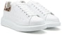 (W) Alexander McQueen Kasut ‘White Leopard’ Besar Terlebih Saiz 650787-WHZ4T-9316