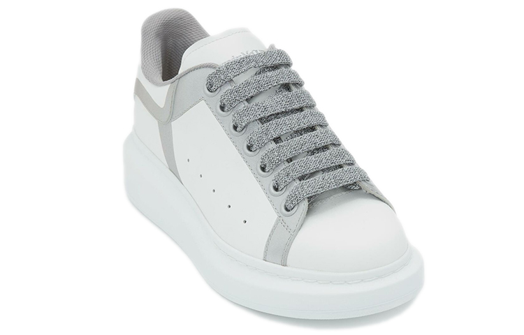 (W) Alexander McQueen Oversized Sneaker 'White Silver' 圖 3
