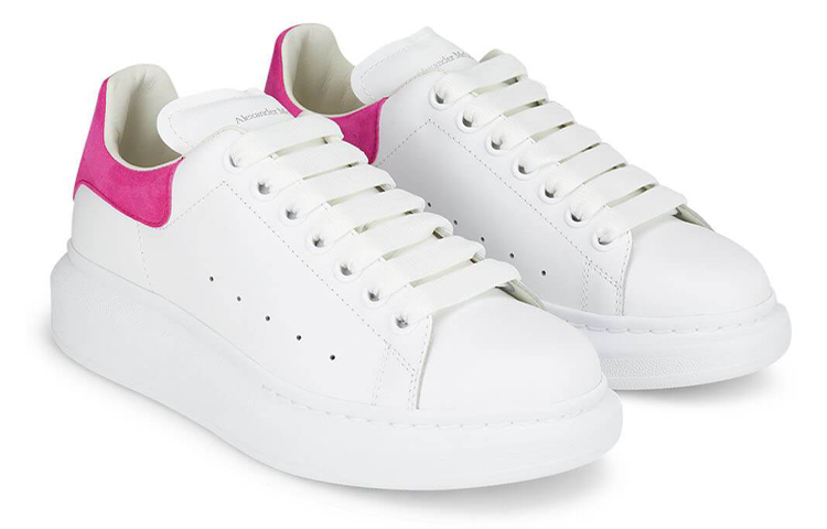 (W) Alexander McQueen Oversized Sneaker 'White Shocking Pink' 圖 3