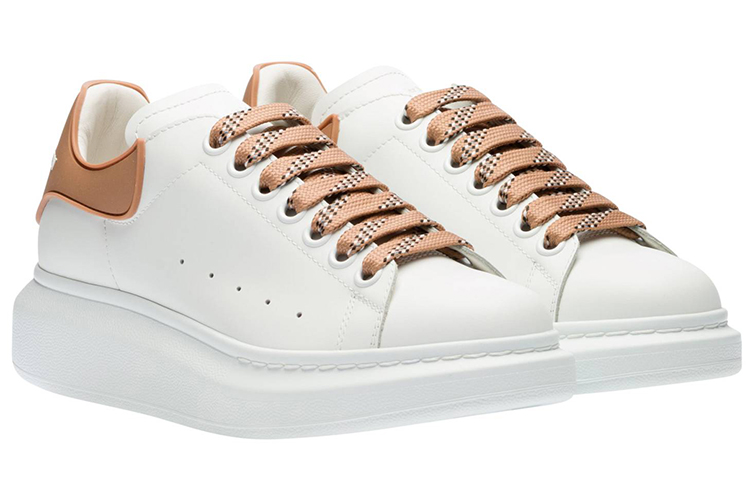 (W) Alexander McQueen Oversized Sneaker 'White Copper' 圖 3