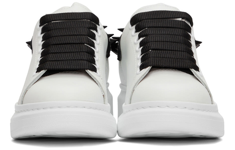 Lookbook (W) Alexander McQueen Sepatu Oversized 'Putih Hitam' 676706-WIAFL-9061