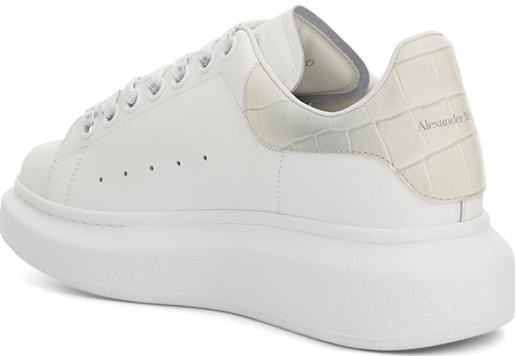 (Women) Alexander McQueen Oversized Sneaker 'White Croc' 718233WICG68959 Lookbook (Women) Alexander McQueen Oversized Sneaker 'White Croc' 718233WICG68959