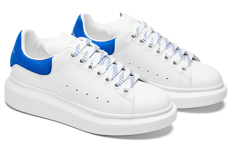 (W) Alexander McQueen Oversized Sneaker 'White Electric Blue' 圖 3