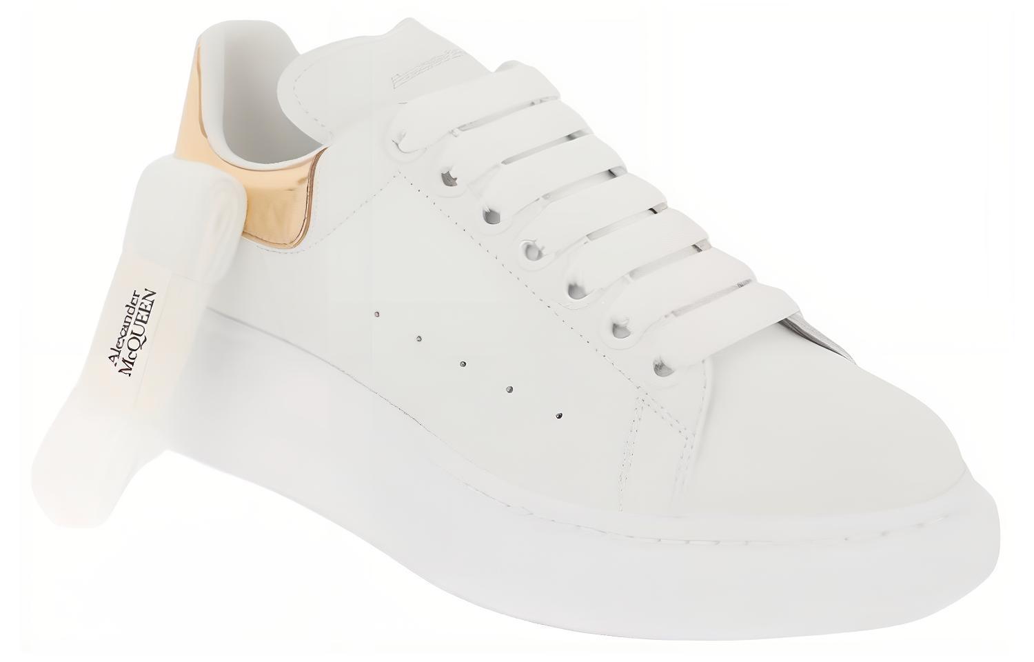 Lookbook (W) Sneaker Alexander McQueen Oversized 'Putih Gangsa' 718232-WIEE4-9094