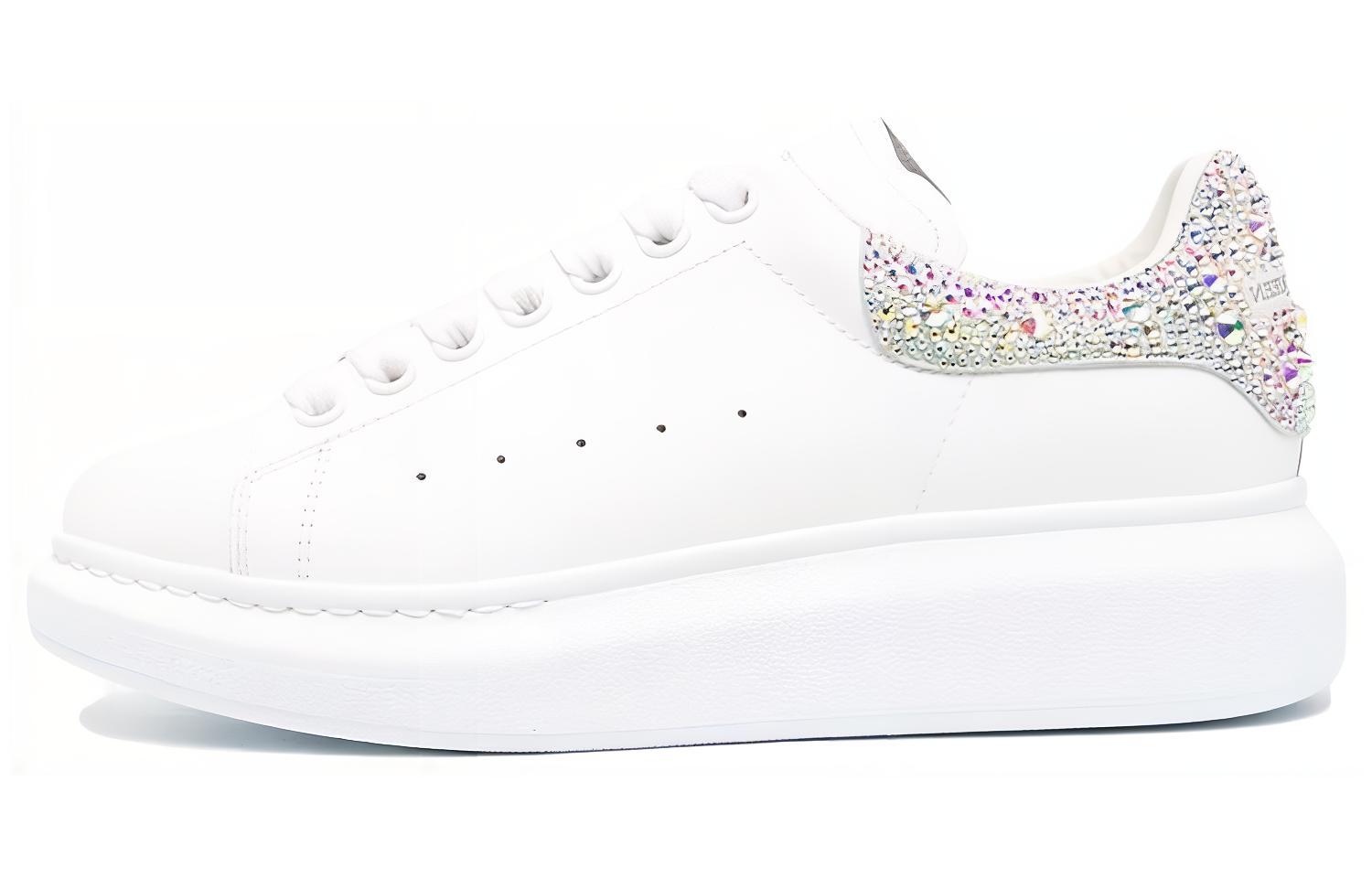 Lookbook (W) Alexander McQueen Kasut Oversaiz 'Kristal Putih' 666407-WIA4Z-9069