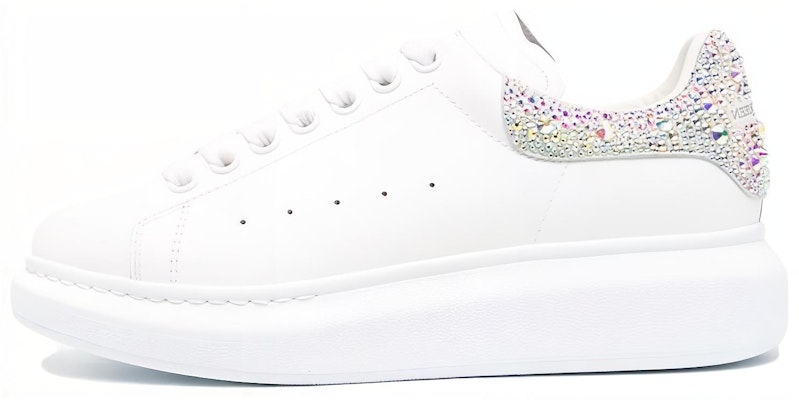 (W) Alexander McQueen Kasut Oversaiz 'Kristal Putih' 666407-WIA4Z-9069 Lookbook (W) Alexander McQueen Kasut Oversaiz 'Kristal Putih' 666407-WIA4Z-9069