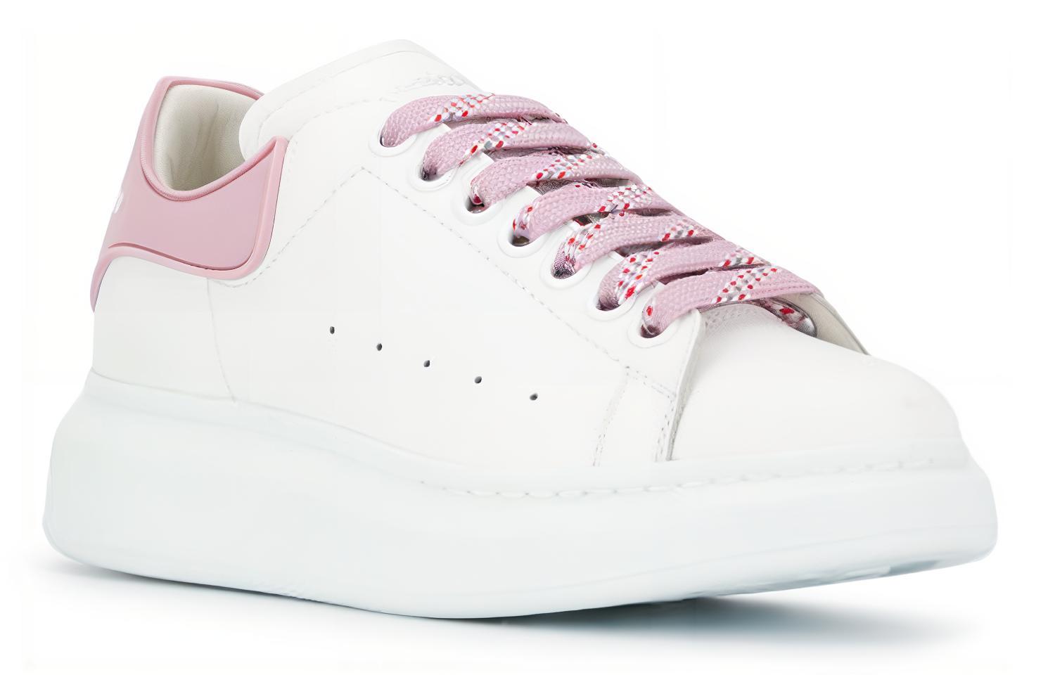 Lookbook (W) 알렉산더 맥퀸 오버사이즈 스니커즈 '화이트 핑크' 621056 WHXMT 9377