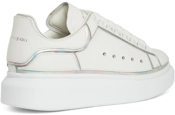 (W) Alexander McQueen Sepatu Oversized 'Putih Perak Hologram' 708750-WIBNV-9989 Shop (W) Alexander McQueen Sepatu Oversized 'Putih Perak Hologram' 708750-WIBNV-9989