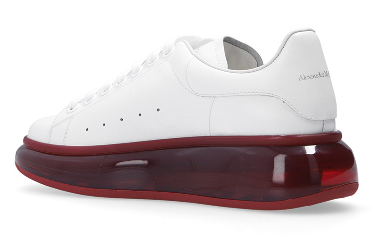 (W) Alexander McQueen Oversized Sneaker 'White Red' 圖 4