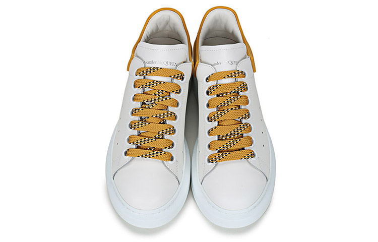 Shop (W) Sneaker Alexander McQueen Oversized 'Putih Mustard' 621056WHXMT9718