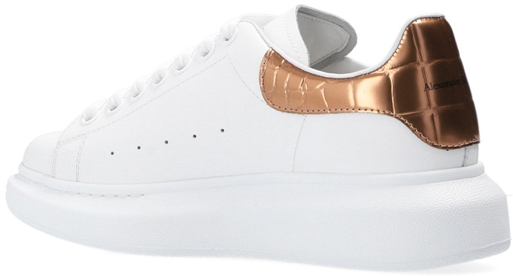 (W) 알렉산더 맥퀸 오버사이즈 스니커즈 '화이트 브론즈 골드' 553770-WHYBQ-9053 Shop (W) 알렉산더 맥퀸 오버사이즈 스니커즈 '화이트 브론즈 골드' 553770-WHYBQ-9053