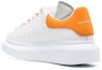 Shop (W) Zapatillas Alexander McQueen Oversized 'Blanco Naranja'. 553770-WHGP7-9756