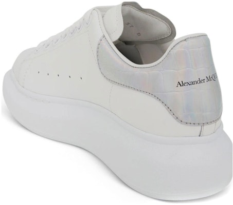 (W) Alexander McQueen Oversized Sneaker 'Putih Iridescent' 553770-WIB9V-9637 Shop (W) Alexander McQueen Oversized Sneaker 'Putih Iridescent' 553770-WIB9V-9637