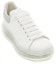 Shop (W) Alexander McQueen Sneakers 'Putih Silver' Berjantina Besar 666892-WIA4T-9058