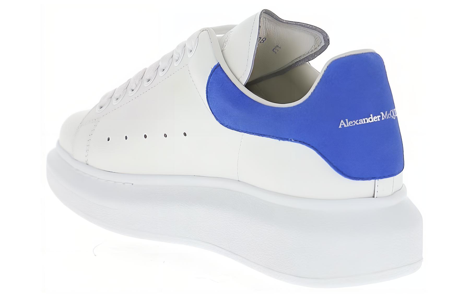 Shop (W) Alexander McQueen Oversized Sneaker 'Putih Biru Elektrik' 553770-WHGP7-9255