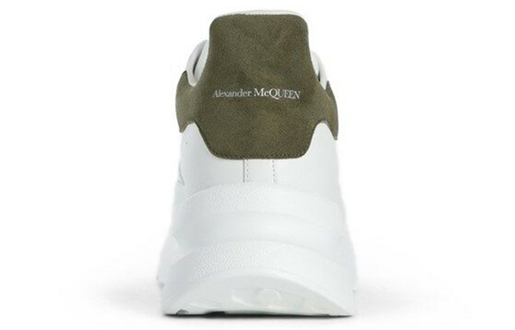 (W) Alexander McQueen Oversized Sneaker 'White Green' 圖 4