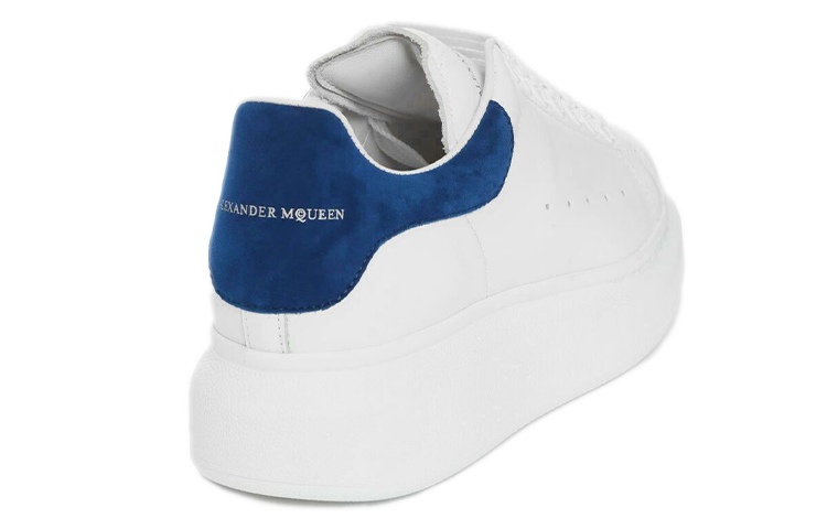 Shop (W) 亚历山大·麦昆巴黎蓝配色大号白色运动鞋 462214-WHGP7-9086