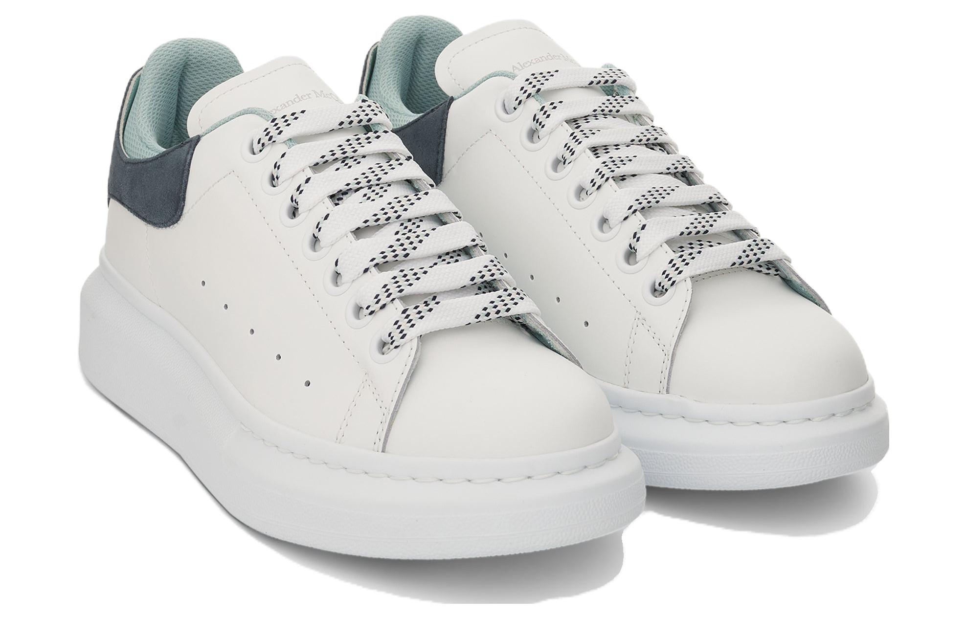 Shop (W) Alexander McQueen Oversized Sneaker 'Putih Anthracite Mint' 697103-WIBNH-9890