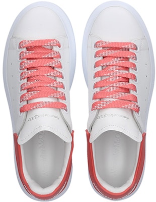 (W) 알렉산더 맥퀸 오버사이즈 스니커즈 '화이트 코랄' 621056-WHXMT-9097 Shop (W) 알렉산더 맥퀸 오버사이즈 스니커즈 '화이트 코랄' 621056-WHXMT-9097