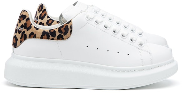 (W) Alexander McQueen Oversized Sneaker 'Putih Leopard' 650787-WHZ4T-9316 Shop (W) Alexander McQueen Oversized Sneaker 'Putih Leopard' 650787-WHZ4T-9316