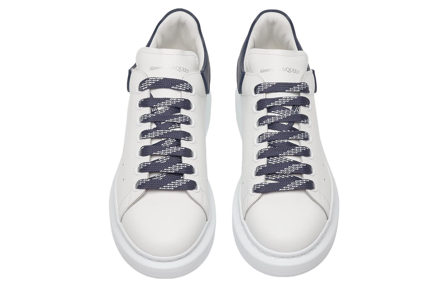 Shop (W) Alexander McQueen Oversized Sneaker 'Putih Biru Dakwat' 621056-WHXMT-9164