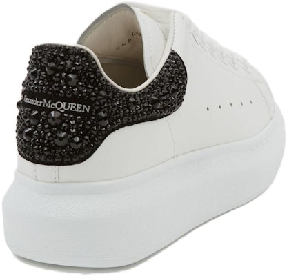 (W) Alexander McQueen Sepatu Oversized 'Putih Hitam Kristal' 666407-WIA4Z-9581 Shop (W) Alexander McQueen Sepatu Oversized 'Putih Hitam Kristal' 666407-WIA4Z-9581