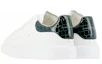 Shop (W) Alexander McQueen Oversized Sneaker ''Putih Hijau'' 553770-WHXMY-9448