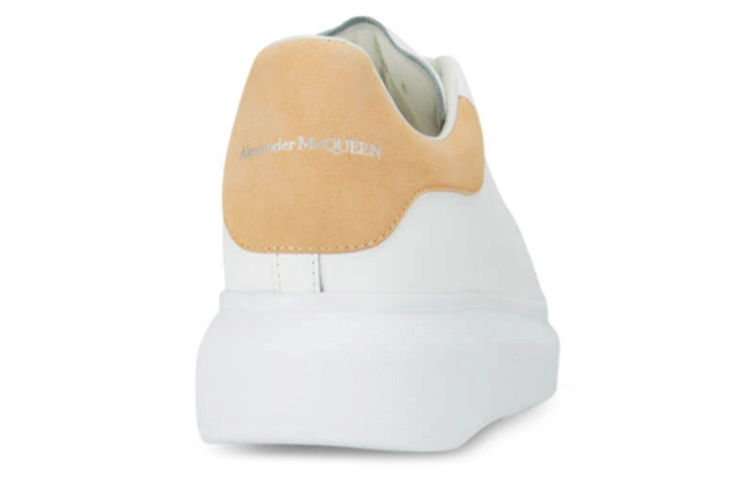 Shop (W) Alexander McQueen Oversized Sneaker 'Putih Beige' 553770WHGP79254