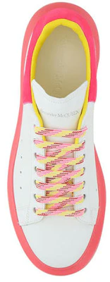 (W) 알렉산더 맥퀸 오버사이즈 스니커 '화이트 핑크 옐로우' 553770-WIB9N-9555 Shop (W) 알렉산더 맥퀸 오버사이즈 스니커 '화이트 핑크 옐로우' 553770-WIB9N-9555