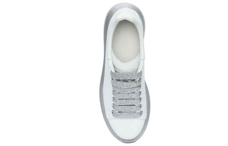 Shop (W) Zapatillas Alexander McQueen Oversized 'Blanco Plata' 553770-WHWKV-9071