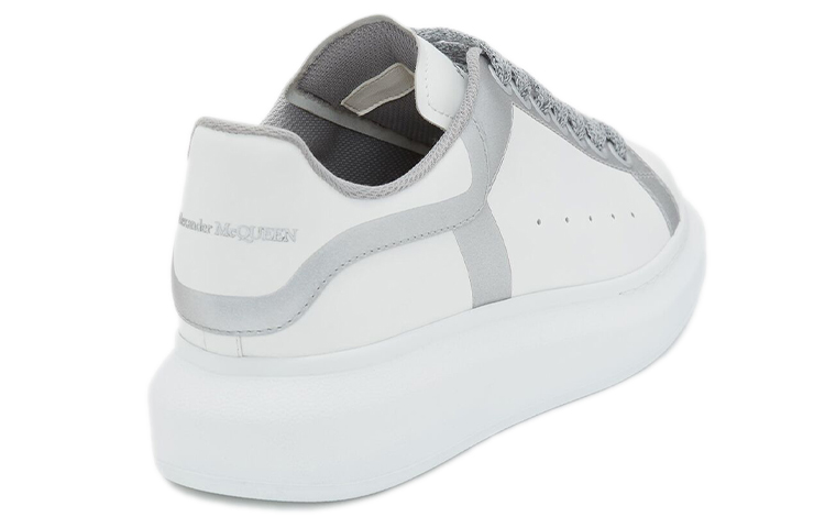 (W) Alexander McQueen Oversized Sneaker 'White Silver' 圖 4