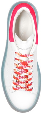 (W) 알렉산더 맥퀸 오버사이즈 스니커즈 '화이트 핑크' 611698-WHXMA-9478 Shop (W) 알렉산더 맥퀸 오버사이즈 스니커즈 '화이트 핑크' 611698-WHXMA-9478