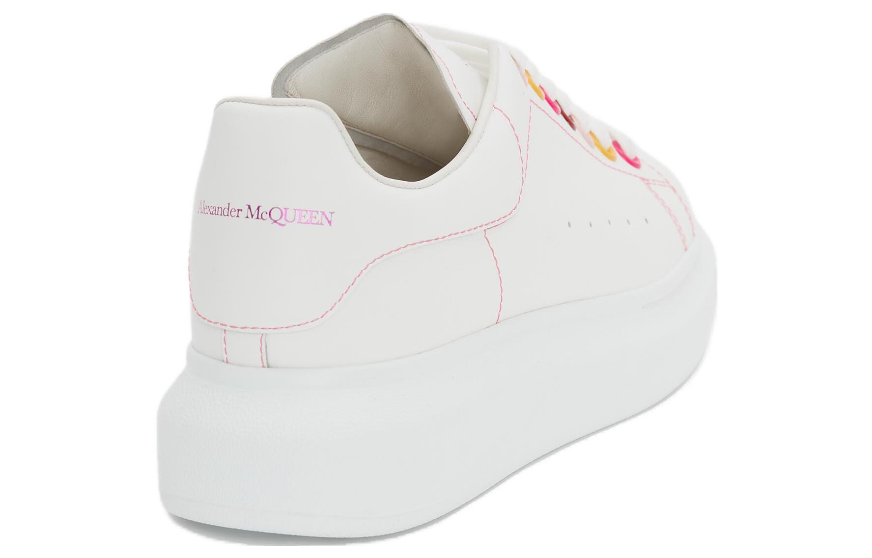 (W) Alexander McQueen Oversized Sneaker 'White Rainbow' 圖 4