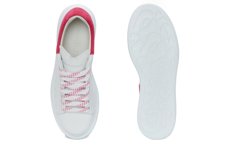 Shop (W) Alexander McQueen Kasut Terlampau Besar 'Putih Peony Pink' 553770-WHGP7-9444