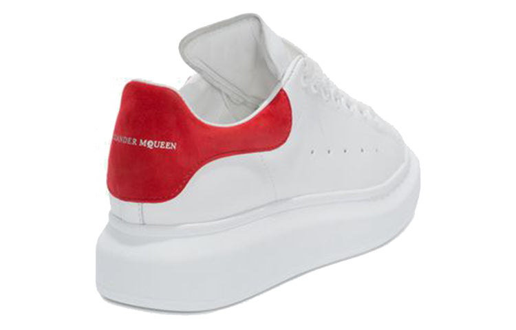 Shop (W) Alexander McQueen Oversized Sneaker 'Putih Merah' 462214-WHGP7-9676