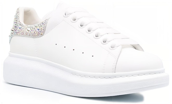 (W) Alexander McQueen Kasut Oversaiz 'Kristal Putih' 666407-WIA4Z-9069 Shop (W) Alexander McQueen Kasut Oversaiz 'Kristal Putih' 666407-WIA4Z-9069