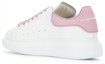 Shop (W) 알렉산더 맥퀸 오버사이즈 스니커즈 '화이트 핑크' 621056 WHXMT 9377