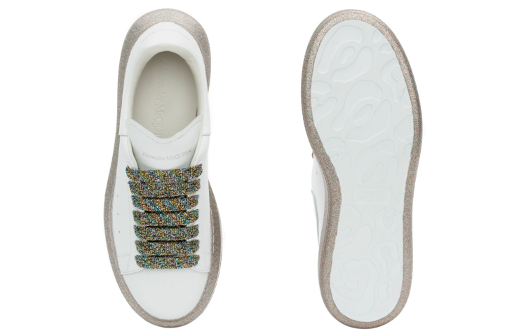 Purchase (W) Alexander McQueen Oversized Sneaker 'Putih Multi' 553770WHWKV9035