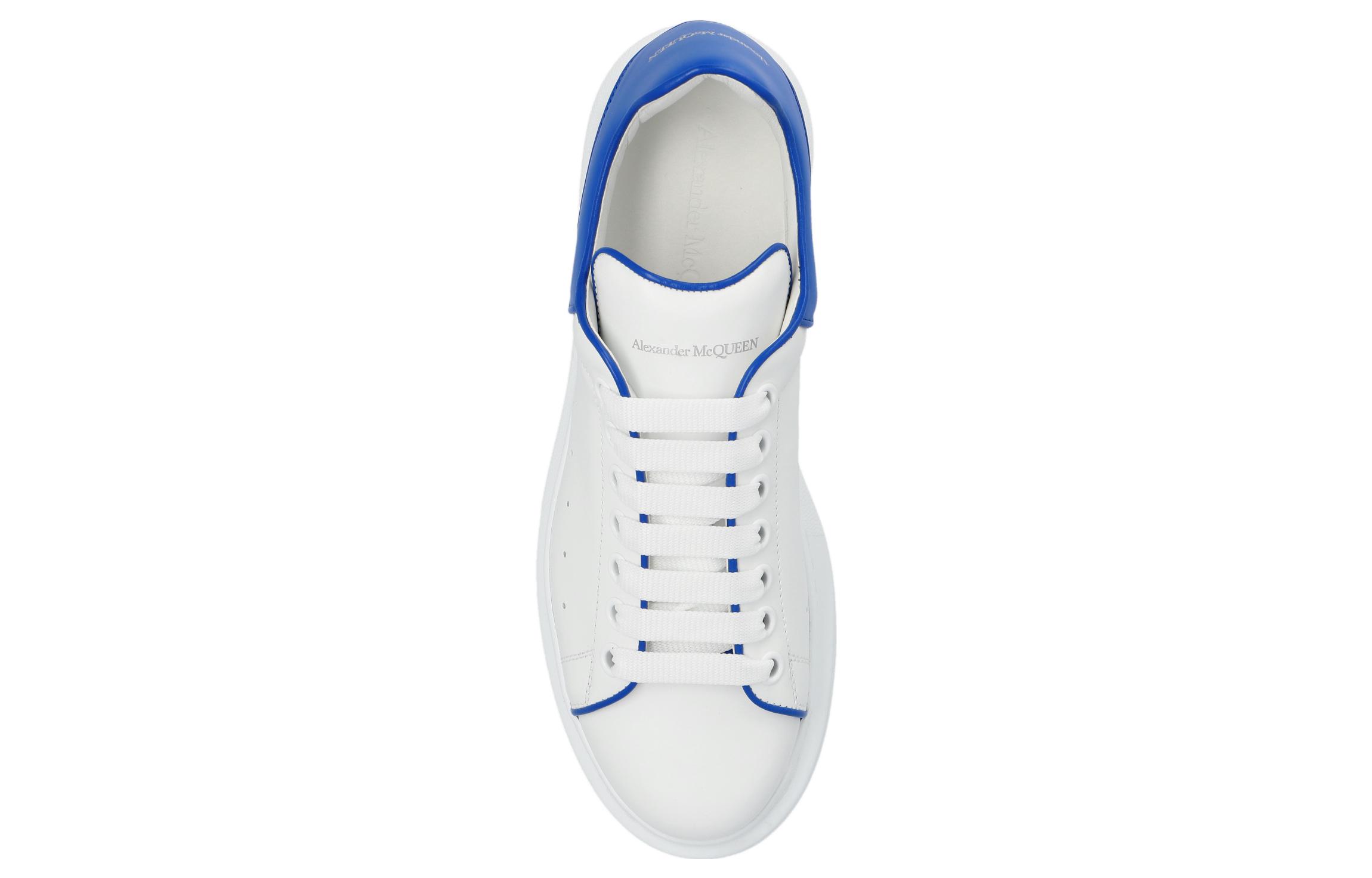 Purchase (W) Zapatillas Alexander McQueen Oversized 'Blanco con Detalles Azules' 733003-WHJE5-8806
