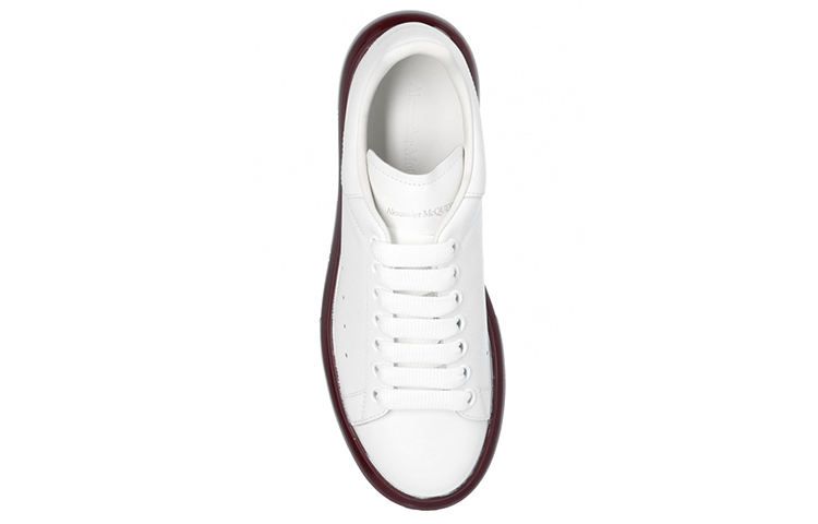(W) Alexander McQueen Oversized Sneaker 'White Red' 圖 5