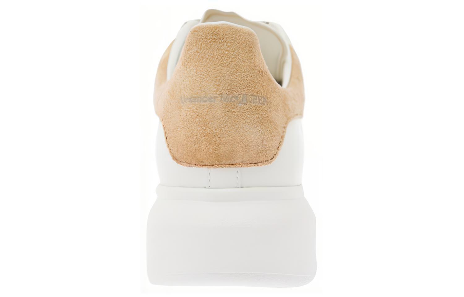 Purchase (W) 알렉산더 맥퀸 오버사이즈 스니커즈 '화이트 카멜' 718139-WIEE5-9385