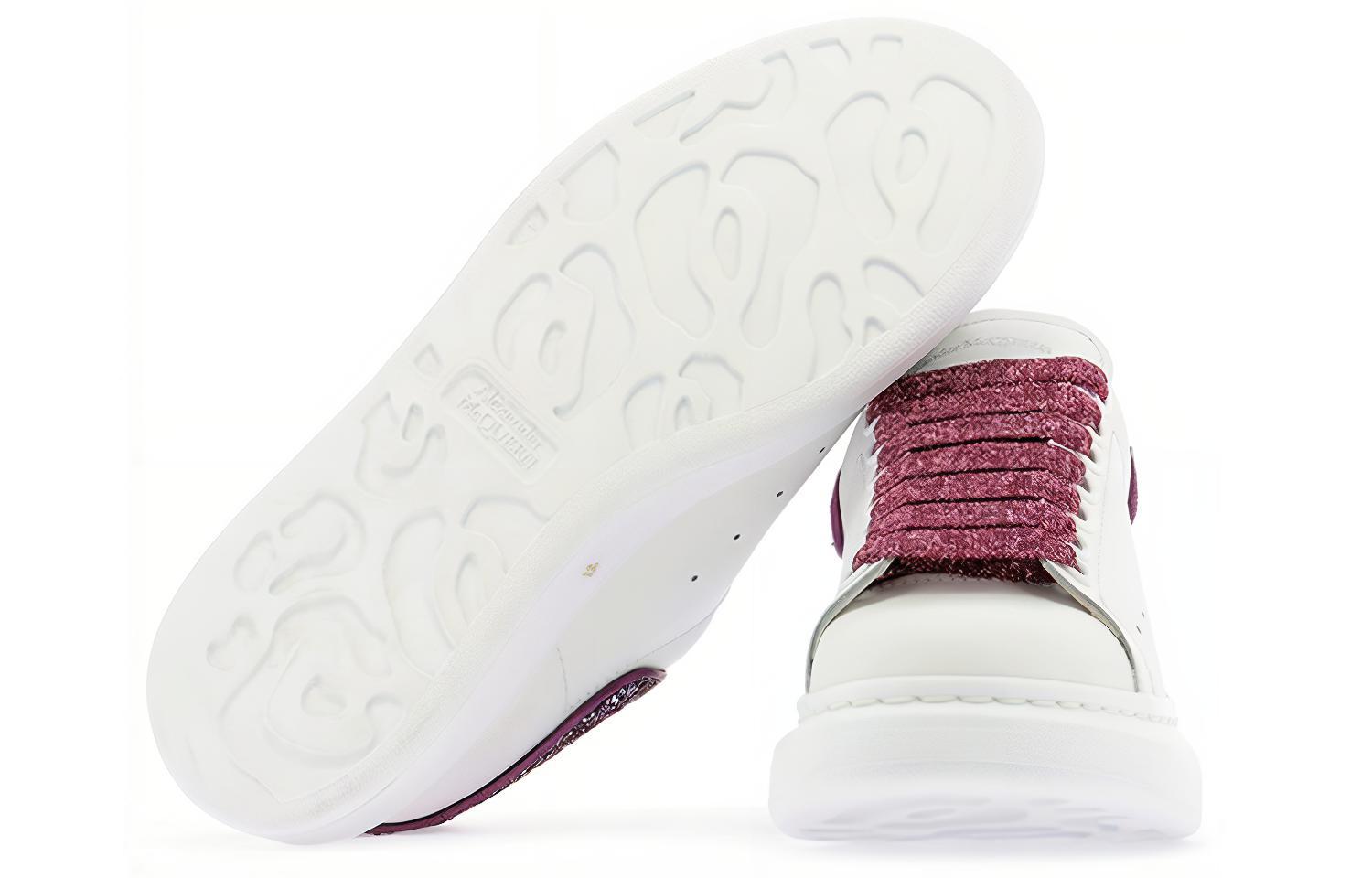 Purchase (W) Alexander McQueen Kasut Oversized 'Putih Kelip Mawar' 558945-WHTQ6-9304