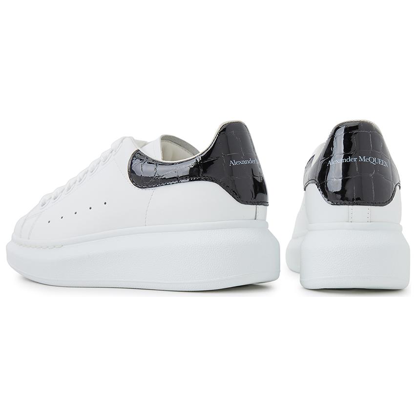 (W) Alexander McQueen Oversized Sneaker 'White Black' 圖 5