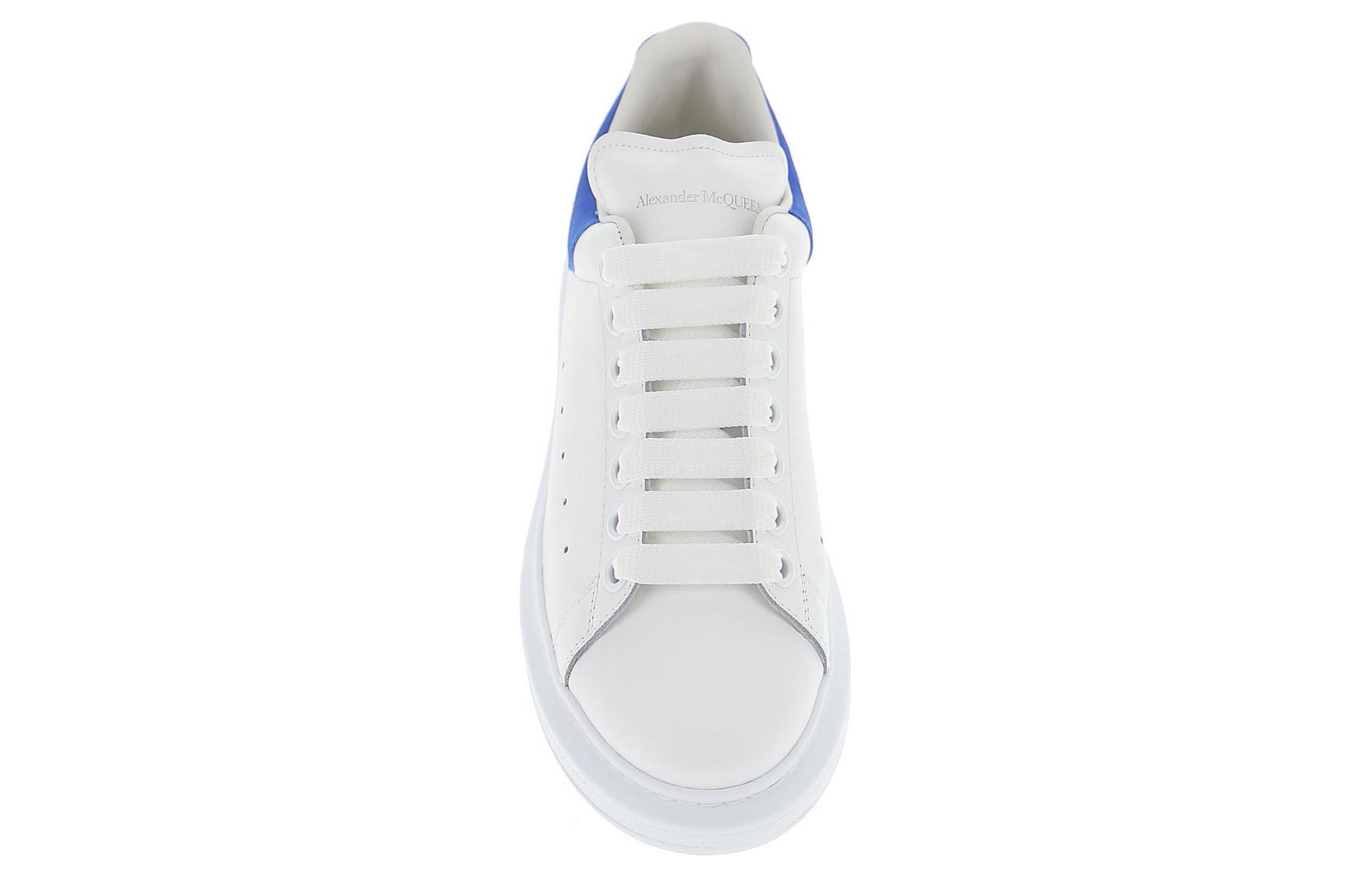 Purchase (W) Alexander McQueen Oversized Sneaker 'Putih Biru Elektrik' 553770-WHGP7-9255