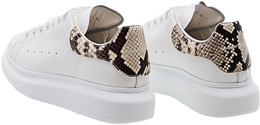 (W) Alexander McQueen Oversized Sneaker 'Putih Python Alami' 553770-WHWKC-9306 Purchase (W) Alexander McQueen Oversized Sneaker 'Putih Python Alami' 553770-WHWKC-9306