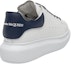 Purchase (W) Alexander McQueen Oversized Sneaker 'Putih Biru Dakwat' 621056-WHXMT-9164