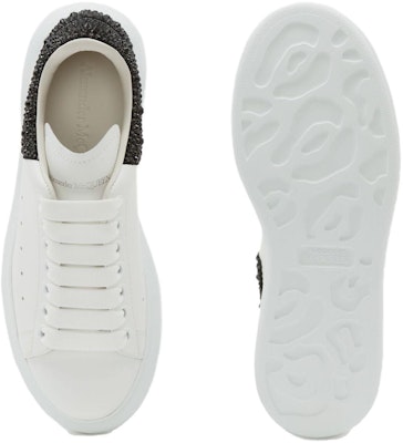 (W) Alexander McQueen Sepatu Oversized 'Putih Hitam Kristal' 666407-WIA4Z-9581 Purchase (W) Alexander McQueen Sepatu Oversized 'Putih Hitam Kristal' 666407-WIA4Z-9581
