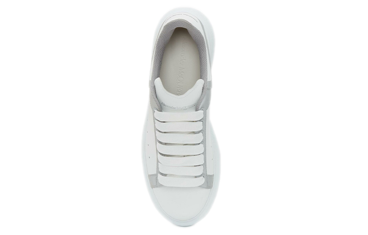 (W) Alexander McQueen Oversized Sneaker 'White Silver' 圖 5