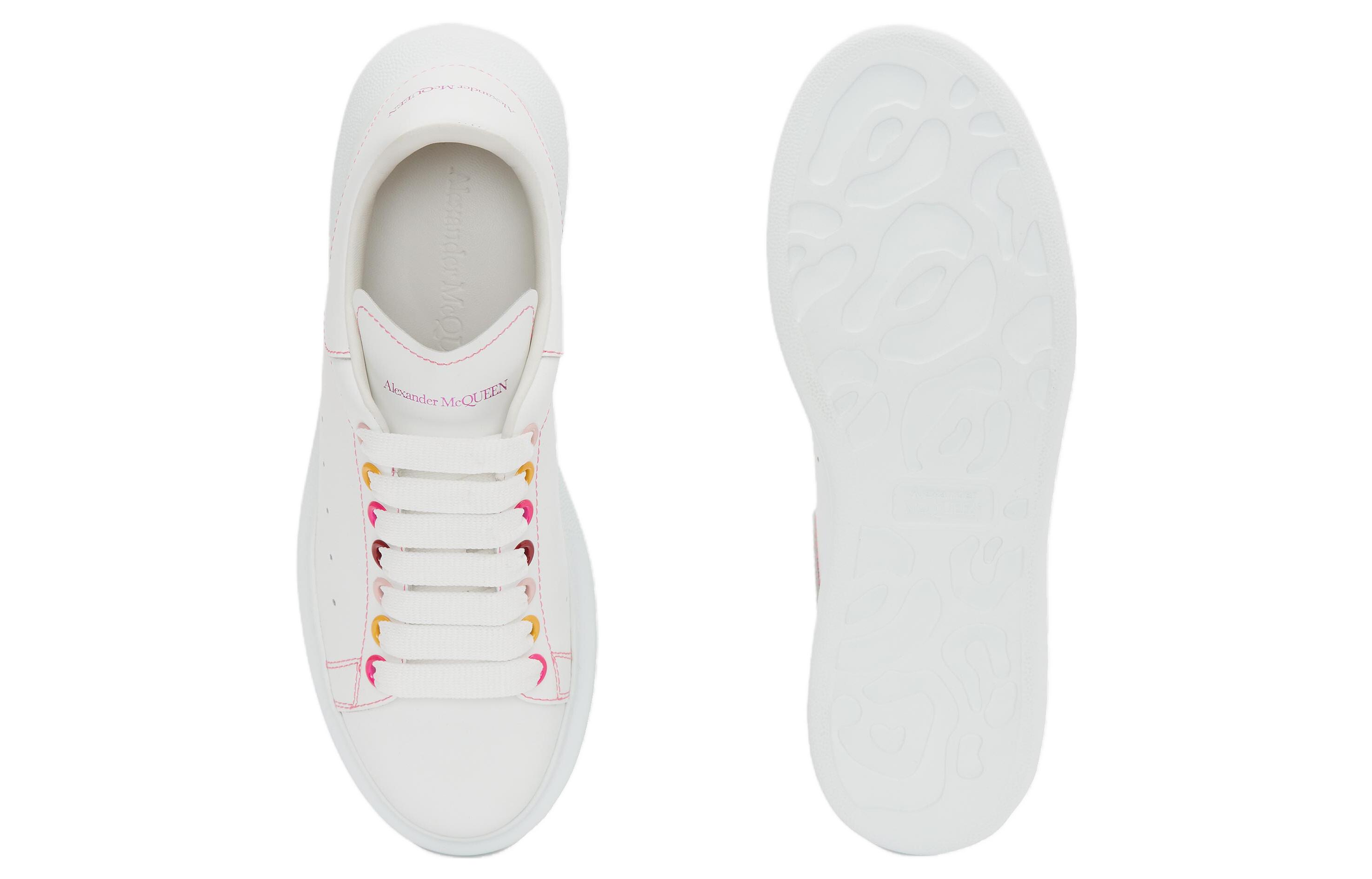 (W) Alexander McQueen Oversized Sneaker 'White Rainbow' 圖 5