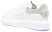 Purchase (W) Alexander McQueen Kasut Oversaiz 'Kristal Putih' 666407-WIA4Z-9069